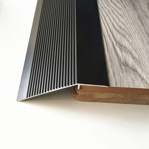 Miniatura 7 de Tira de transición de piso, rampa de transición de aluminio, barra reductora de umbrales de 1.5 pulgadas para puertas, pisos laminados y pisos