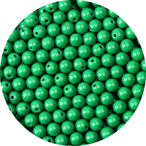 Miniatura 38 de BONNY BOXX 2000 piezas 4 mm cuentas redondas de acrílico de zafiro suave, bolas de plástico de chicle de burbujas, cuentas gruesas de bolas