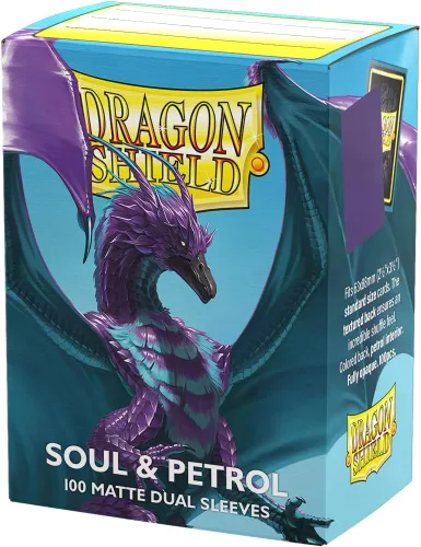 Miniatura 8 de Dragon Shield Fundas para cartas mate de tamaño estándar dual 100 unidades - Fundas TCG premium suaves y resistentes - Compatibles con Pokémon