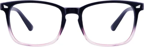 Miniatura 16 de Lentes cuadrados vintage con bloqueo de luz azul, antifatiga ocular, filtro UV, para computadora, lentes anti-luz azul para hombres y mujeres Ámbar