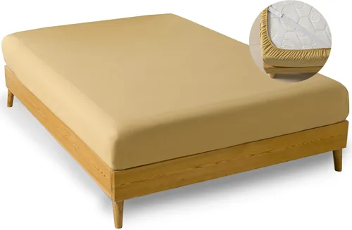 Miniatura 9 de MINIPANDA Paquete de 2 sábanas bajeras tamaño Twin, con correas sujetadoras de sábanas para esquinas, mantiene las sábanas en su lugar - Ultra