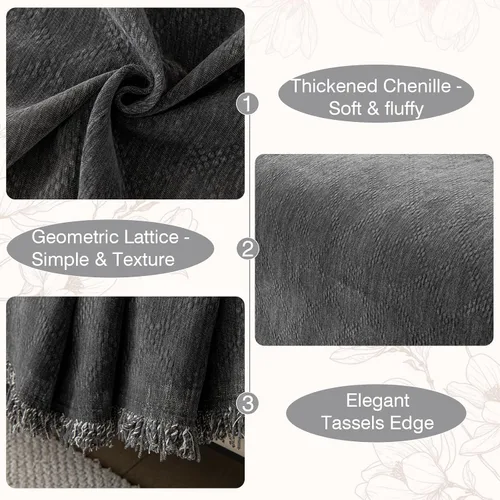 Miniatura 98 de STACYPIK Funda de sofá gris impermeable para perros, funda de sofá antideslizante para sofá de 3 cojines, funda seccional lavable para forma de L