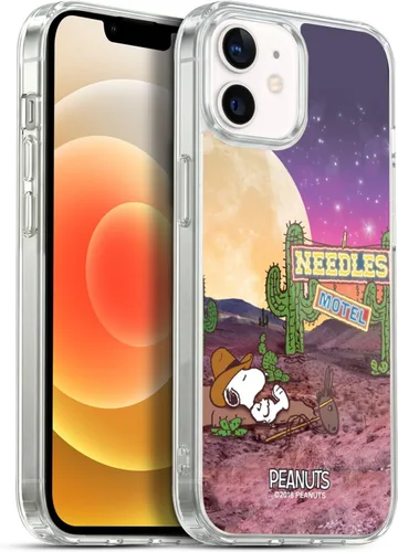 Miniatura 23 de Head Case Designs Funda de gel con licencia oficial de Peanuts Nebula Cactus Needles Snoopy Space Cowboy [protección de grado militar] compatible