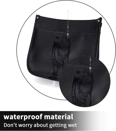 Miniatura 6 de HKCLUF Bolso cruzado para mujer, 2 piezas, de cuero, con 2 correas ajustables de leopardo, bolsa cruzada