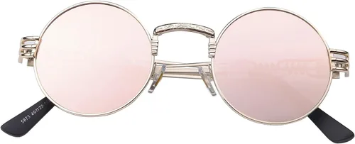 Miniatura 30 de Dollger Gafas de sol redondas Steampunk con marco de metal