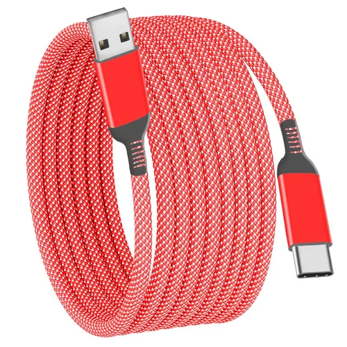 Miniatura 11 de Cable USB C de 10 pies para carga de iPhone 15 16 Pro Max, iPad Pro, carga rápida, cordón de nylon para Samsung Galaxy S24 S23 S22 S21 S20 S10, Note