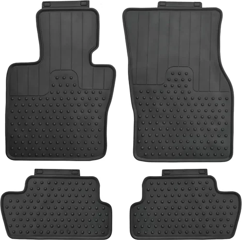 Miniatura 16 de Tapetes para el piso del auto a medida para Mini Cooper Countryman F60 2017-2024, de goma negra, protección para todo tipo de clima, revestimiento
