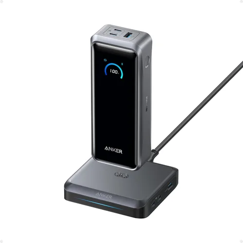 Miniatura 9 de Anker Prime Power Bank, banco de energía portátil de 3 puertos de 26,250 mAh con salida máxima de 300 W, carga bidireccional, aprobado por la TSA