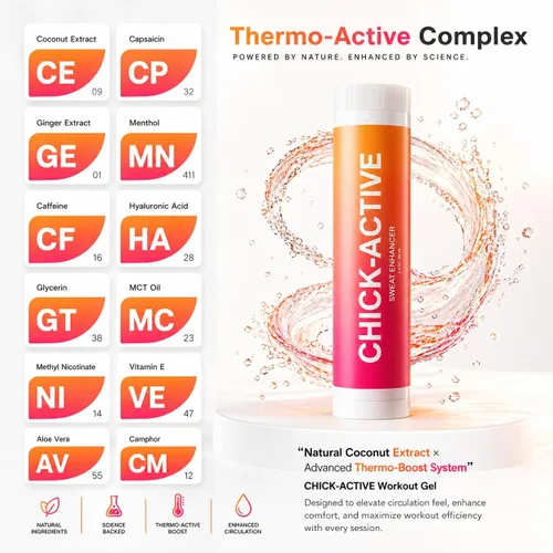 Miniatura 4 de Thermo-Boost Gel de entrenamiento, 7.8 onzas, fórmula de extracto de coco natural para mejorar el sudor y la quema de calorías, gel de absorción