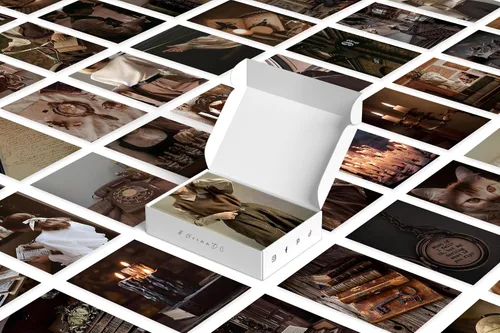 Miniatura 6 de Y2K BOO Kit de Collage de Pared Dark Academia - 50 Fotos Clásicas y Misteriosas de 4"x6" para Decoración de Dormitorio, Regalo para Chicas