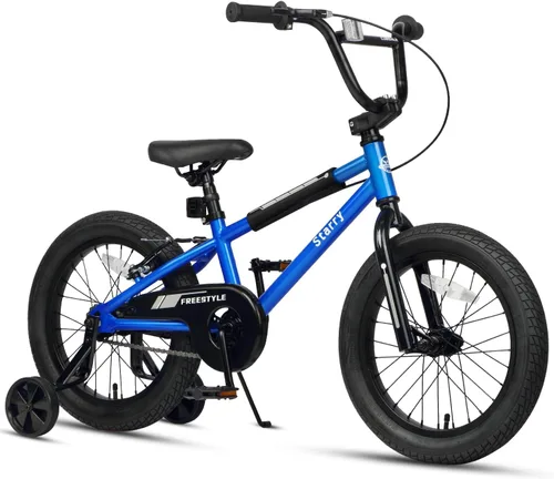 Miniatura 35 de cubsala Bicicleta para niños de 12, 14, 16, 18 pulgadas, estilo BMX, con ruedas de entrenamiento, freno para niños de 2 a 10 años, varios