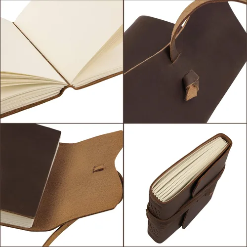 Miniatura 3 de Diarios de cuero personalizados para cuadernos bíblicos cristianos personalizados de 5 x 7 pulgadas, cuaderno de bocetos, diario de viaje, regalos
