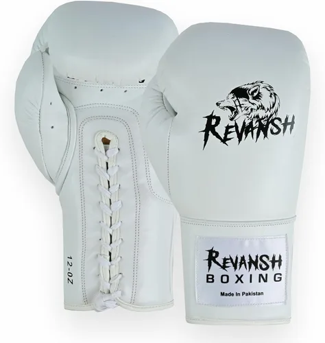 Miniatura 9 de Guantes de boxeo deportivos de piel de vaca con cordones, guantes profesionales de primera calidad para hombres y mujeres, perfectos