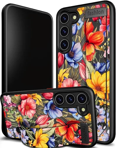 Miniatura 52 de Compatible para Samsung Galaxy S23 Funda Bonita con Correa Soporte Dedo Kickstand, Fundas de Silicona Geniales de Diseñador Funda Cover - Mariposa