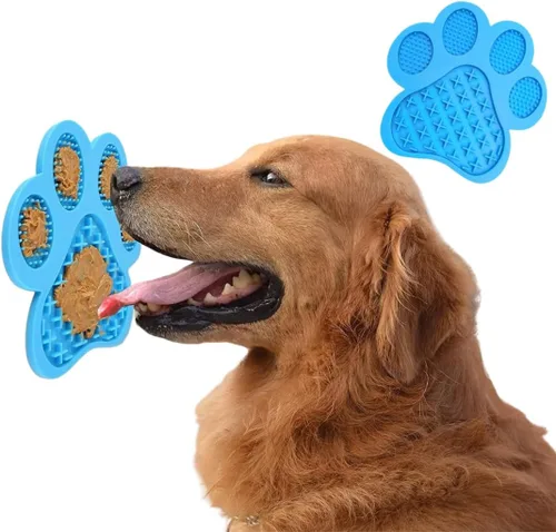 Miniatura 9 de VALUEPET Tapete para lamer perros – Alfombrilla de silicona para lamer para aliviar la ansiedad – Almohadilla para lamer alimentador lento