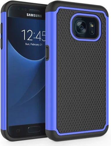 Funda para Galaxy S7, a prueba de golpes, funda protectora para Samsung Galaxy S7 (5.1 pulgadas, 2016) [azul]