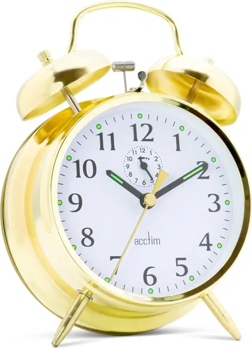 Miniatura 5 de Acctim CK0030 Reloj despertador de campana grande - Latón