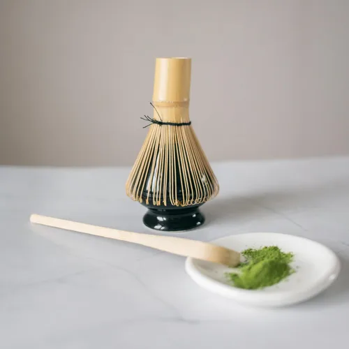Miniatura 3 de AIYICIII Juego de batidor de matcha (7 piezas) – Juego de matcha con batidor, cuenco de boquilla para verter (15 onzas), soporte para Chasen, tamiz