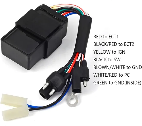 Miniatura 8 de Bobina de encendido y caja CDI (8 pines/línea) Bujía para Polaris Sportsman 500 1996 1997 1998 1999 2000 2001 3085564 3085228