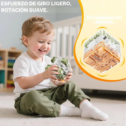 Miniatura 4 de Rompecabezas de cubo 3D para niños de 5-8, 8-12, juego de combinación de colores, juguetes sensoriales educativos, regalo de cumpleaños para niños