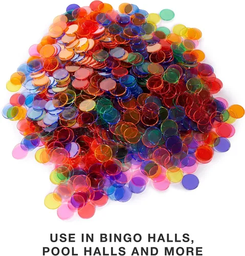 Miniatura 4 de Royal Bingo Supplies Juego de bingo para adultos, personas mayores y familia, 1000 fichas, 100 tarjetas, mazo jumbo de tarjetas de llamada, juego