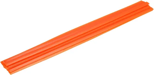 Miniatura 45 de MECCANIXITY 5 varillas de soldadura de plástico amarillo de 0.374 in x 9.843 in HDPE cinta plana de soldadura de plástico para reparar tanques