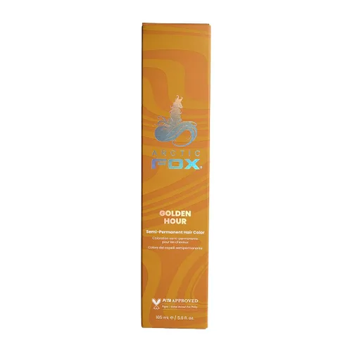 Miniatura 12 de ARCTIC FOX - Tinte de color semipermanente para cabello vegano y libre de crueldad, color amarillo intenso (4 onzas líquidas, Cosmic Sunshine)