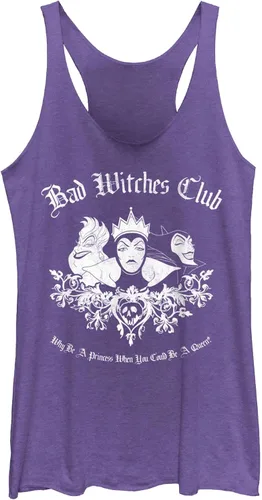 Miniatura 2 de Disney Camiseta sin mangas con espalda cruzada para mujer Villains Bad Witch Club Tri-Blend