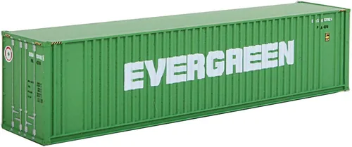 Walthers SceneMaster Modelo a escala N de Evergreen 40' Hi Cube acanalado contenedor lateral