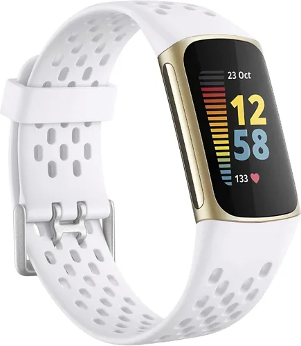 Miniatura 26 de Getino Bandas compatibles con Fitbit Charge, correas deportivas de repuesto ajustables transpirables suaves para Fitbit Charge 5/6, Negro
