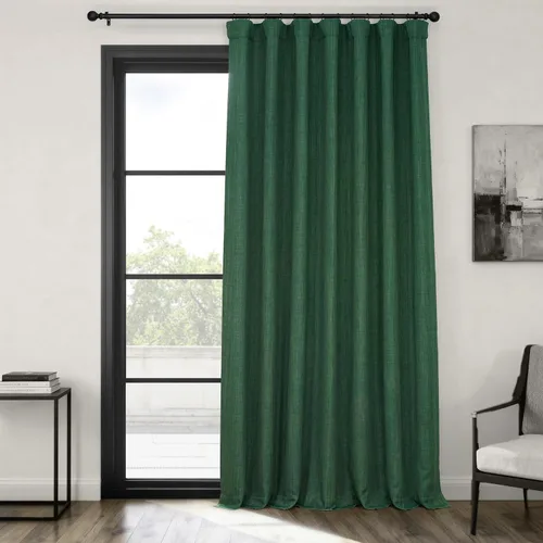 Miniatura 14 de HPD Half Price Drapes - Cortinas de lino sintético para sala de estar (2 paneles) - 100 pulgadas de ancho x 84 pulgadas de largo - Cortinas