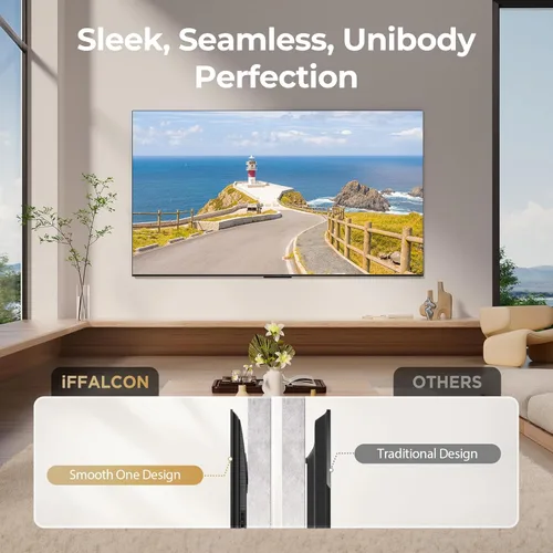 Miniatura 8 de iFFALCON Televisor inteligente Google Smart TV, Serie U85 de 55 pulgadas, QD-Mini LED 4K UHD - QLED, HDR 1000 nits, contraste 6000:1, modo de juego