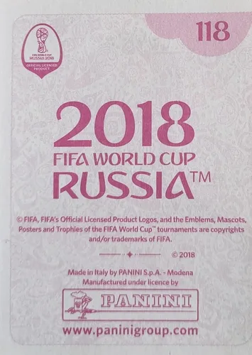 Miniatura 2 de Pegatinas de la Copa Mundial de Panini 2018 Rusia #130 Cristiano Ronaldo Portugal Pegatina de Fútbol