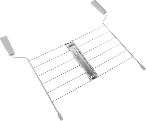 Healifty Rejilla de calentamiento de tostadora de acero inoxidable de 10.43 x 5.90 x 0.98 pulgadas, pieza de repuesto para tostadora, plancha de