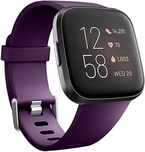 Miniatura 17 de Bandas de repuesto compatibles con Fitbit Versa/Versa 2 / Versa Lite, correa ajustable de silicona para accesorios clásicos, correas de fitness