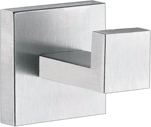 Miniatura 9 de Ganchos para toallas para baños, gancho negro mate para toallas de cocina y baño, gancho de acero inoxidable SUS304, ganchos resistentes para colgar