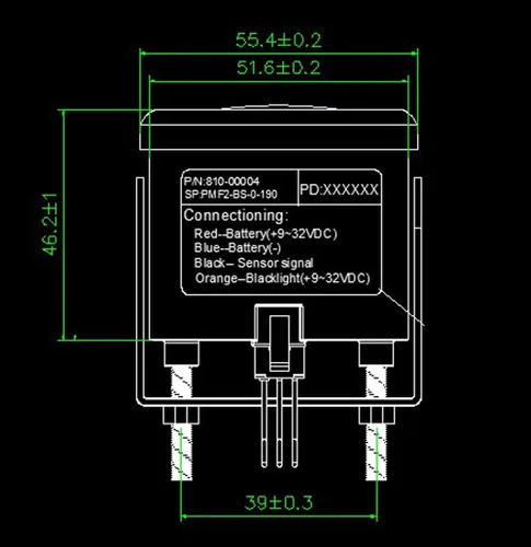 Miniatura 4 de Samdo - Voltímetros de 52 mm, medidores de voltaje, medidores de voltaje universales impermeables 8-16 V para barco, yate, auto, motor, hogar, camión