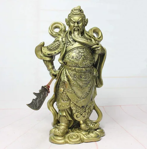 Miniatura 2 de Feng Shui Dinero Lucky Fortune Wealth Chinese Guan Gong/Guan Yu/Kwan Kong/Kuan Kong Decoración de oficina en casa Adornos de mesa Buena suerte