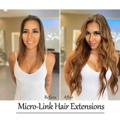 Miniatura 5 de Kit de herramientas de extensiones de cabello, 500 piezas de cuentas de microanillo, 1 alicates de extensión de cabello, 1 aguja de gancho, 1 lazo
