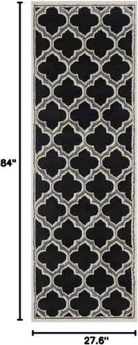 Miniatura 2 de Safavieh Amherst Collection Tapete AMT412A para interiores/exteriores de color marfil y verde claro, Polipropileno