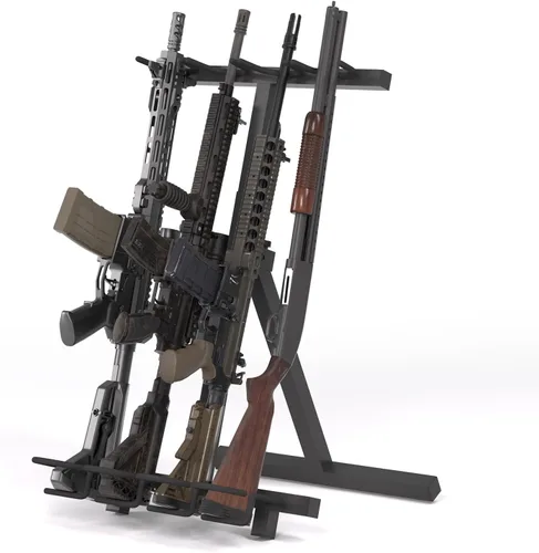 Estante para Armas, Soporte Plegable Portátil para Rifles, Estantes Independientes para Armas de Interior, Soporte para Armas de Exterior para Campo