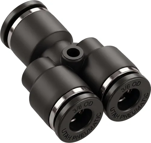 Miniatura 19 de Utah Pneumatic 1/2 Conexiones de empuje para conectar, codo de aire, línea de aire, unión de línea de aire, accesorios de conexión rápida, codo