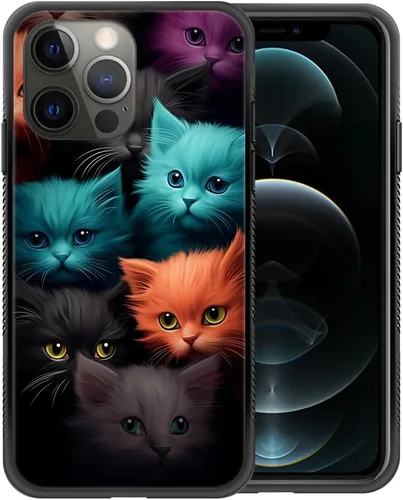 Miniatura 22 de ZHEGAILIAN Funda compatible con iPhone 13 Pro Max, diseño de patrón de policarbonato duro, funda protectora de TPU suave antideslizante para iPhone