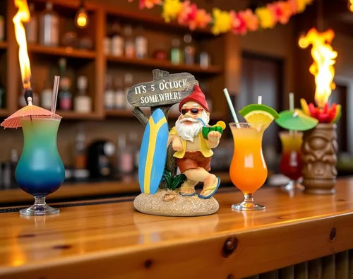 Miniatura 6 de Gnomos divertidos de jardín, gnomos de jardín para exteriores, decoraciones de gnomos para patio (estatua de gnomo de playa para jardín)