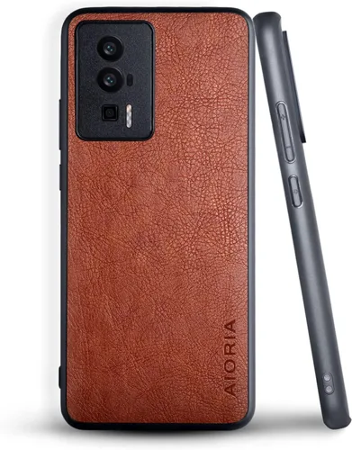 Miniatura 32 de AIORIA Para Xiaomi Redmi Note 12 Pro Plus Case, 6.67 "Pantalla Premium PU Cuero Cover Retro Business Design Funda protectora completa para Xiaomi