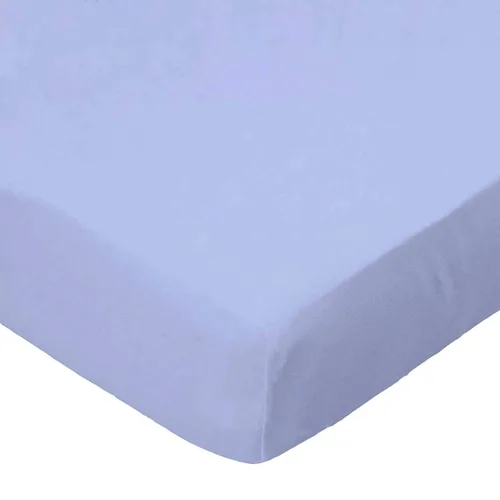 Miniatura 3 de SheetWorld Pack N Play - Sábana bajera ajustable 100% algodón percal para Graco, 27 x 39, tejido marfil sólido, fabricado en Estados Unidos
