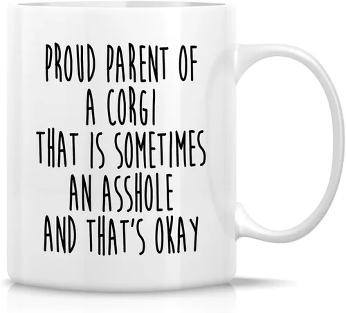 Miniatura 92 de Retreez - Taza divertida con texto en inglés "Funny Cute Golden Retriever Don't Stop Retrievin' Dog Lover", 325 ml, tazas de café de cerámica