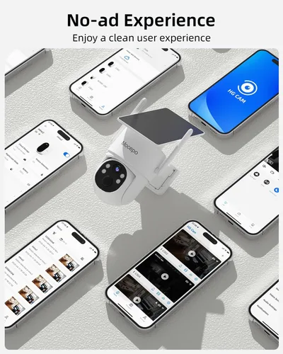 Miniatura 7 de Cámara solar inalámbrica para exteriores 5G y 2.4G, 4MP 360° PTZ Cámaras inalámbricas para seguridad del hogar, cámara al aire libre con visión