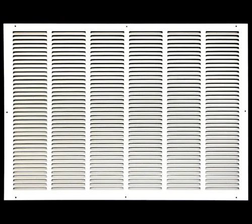 Miniatura 55 de HVAC Premium 30' x 10' [Abertura de conducto] Rejilla de aire de retorno de acero estampado plano - Pared lateral y techo - Cubierta de conducto