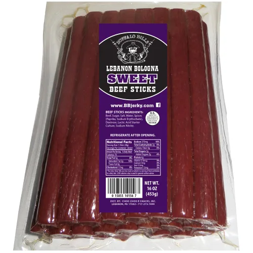 Miniatura 6 de Buffalo Bills Paquete de 1 libra Palitos de Bolonia del Líbano Caliente y Picante (Pennsylvania Palitos de carne caliente holandesa)